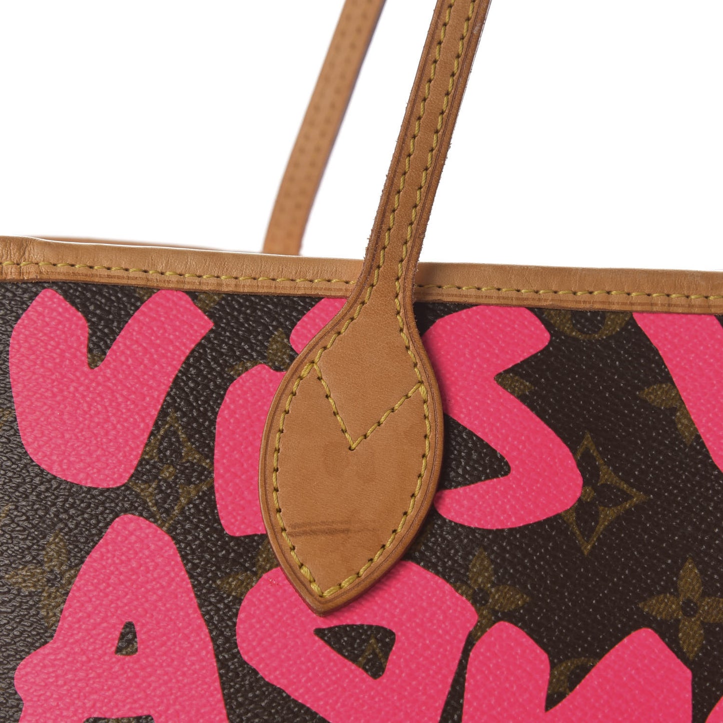 Monogram Graffiti Neverfull GM Fuchsia