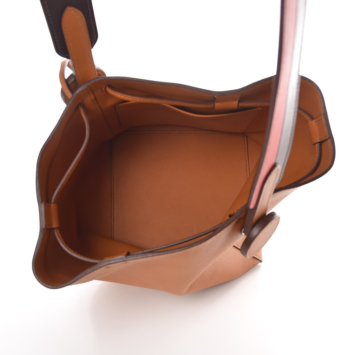 Hermes Evercolor Swift Sac Licol 17 Toffee Havane Capucine 5 of 14