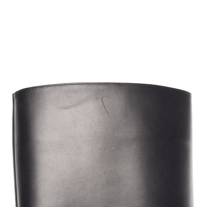 Valentino Garavani Calfskin Rockstud Tall Boots 36.5 Black 8 of 9