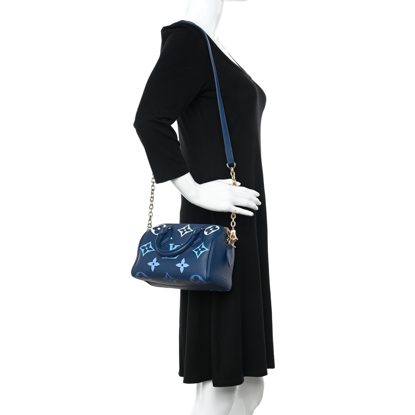 Empreinte Monogram Giant Speedy Bandouliere 20 Degrade Blue
