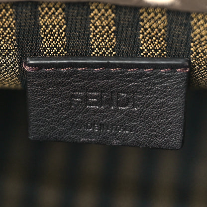 Fendi Vitello King Plexiglass Elaphe Python Print Logo Mini Fendi Sunshine Shopper Tote Tartufo Daisy Roccia 6 of 8