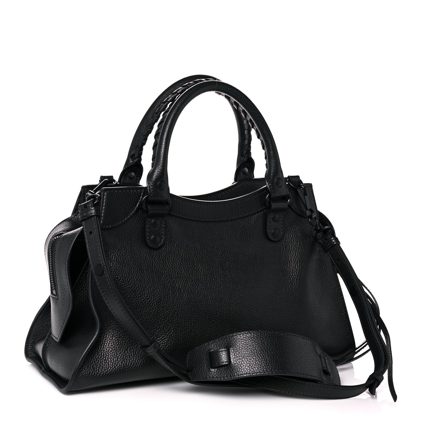 Grained Calfskin Neo Classic Black Hardware S City Black