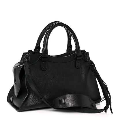 Balenciaga Grained Calfskin Neo Classic Black Hardware S City Black 3 of 14