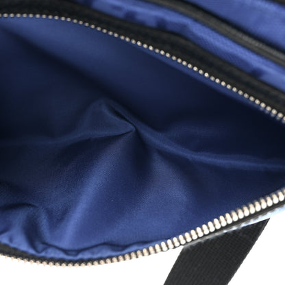 Gucci Econyl Nylon Monogram Off The Grid Belt Bag Guilted Blue Black 6 of 10
