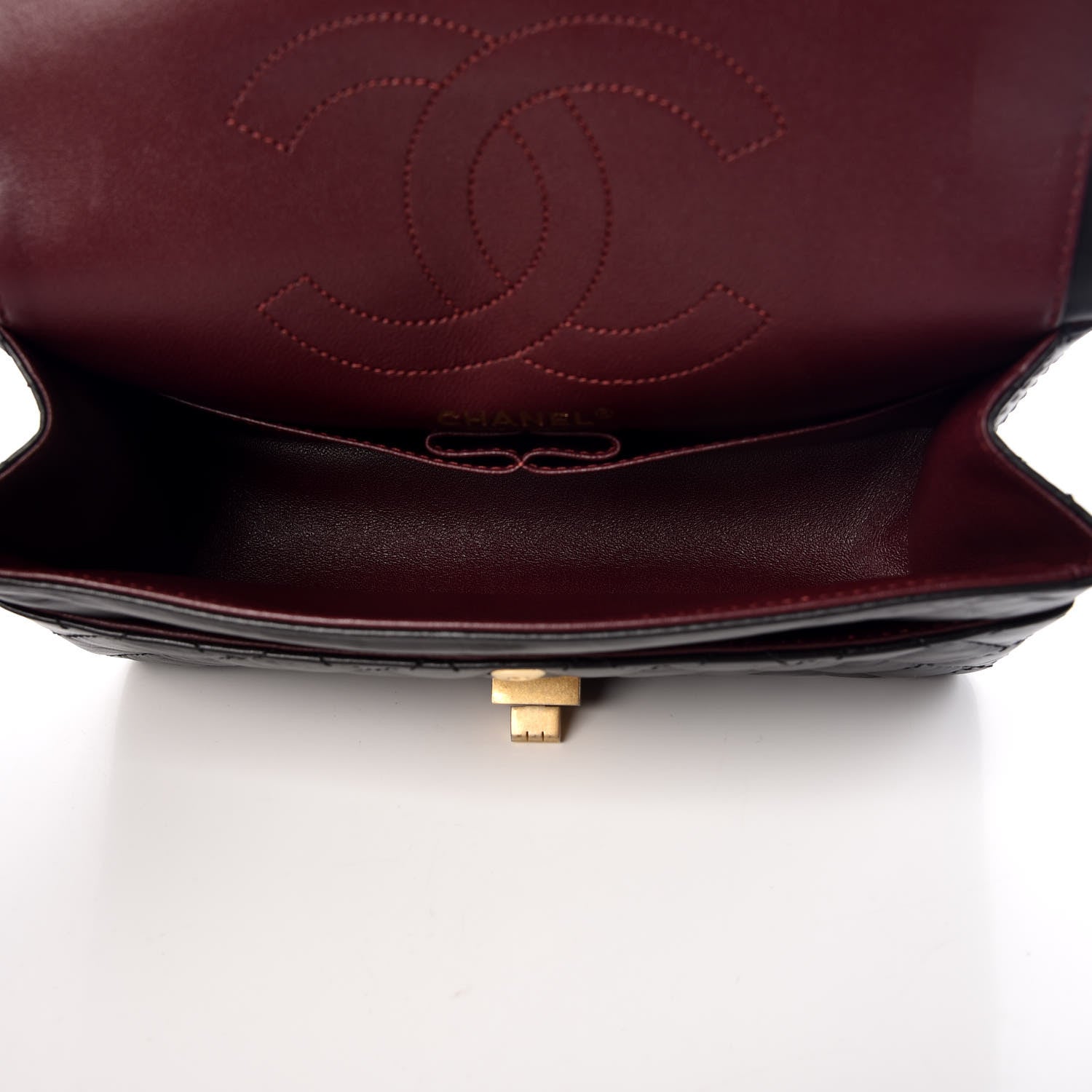 Chanel Aged Calfskin Quilted 2.55 Reissue 225 Flap Black 7 of 12