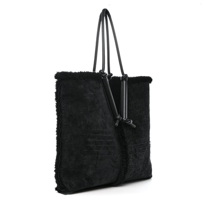 Bottega Veneta Shearling Reversible Tote Black 4 of 18