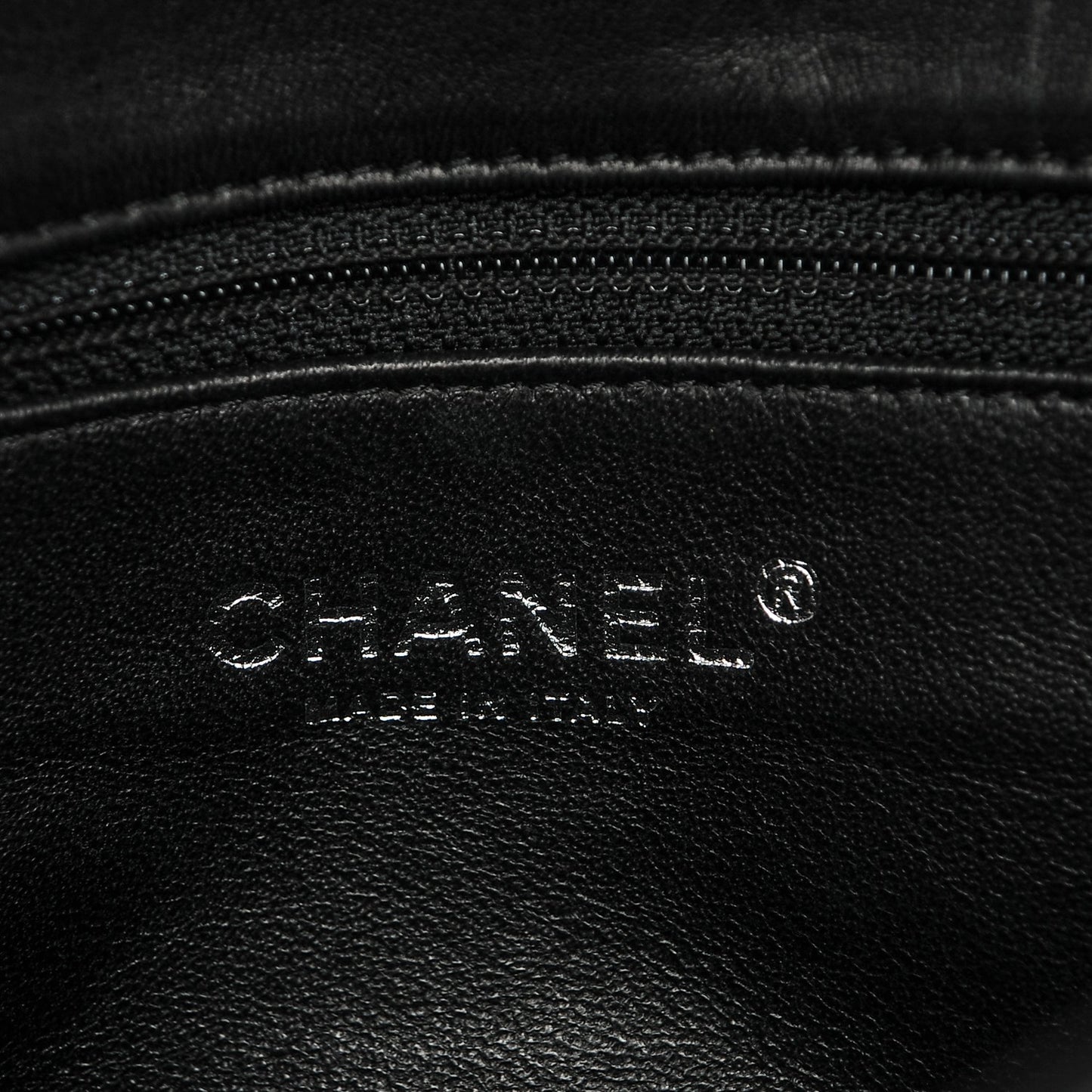Lambskin Quilted Medium Kelly Flap Black