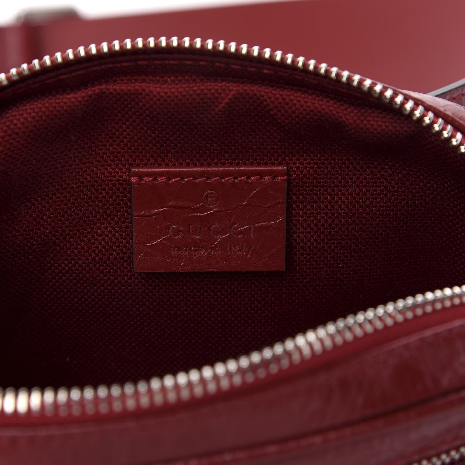 Gucci Fluffy Calfskin Mini Morpheus Belt Bag 90 36 Red 9 of 12