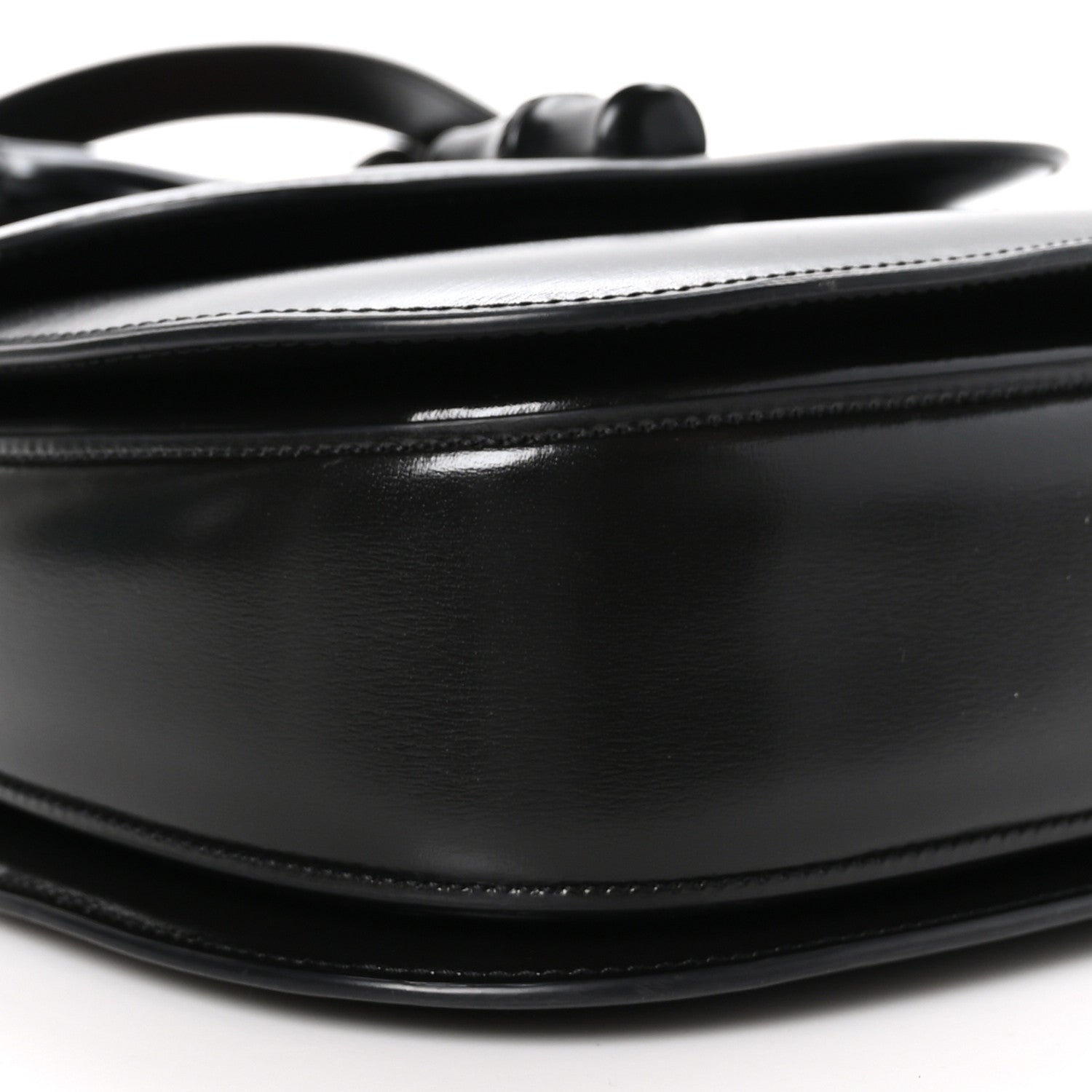 Gucci Boarded Dyana Lux Calfskin Web Monochrome Medium Bamboo 1947 Top Handle Bag Black 9 of 12