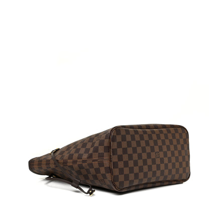Louis Vuitton Damier Ebene Neo Neverfull MM Rose Ballerine 9 of 21