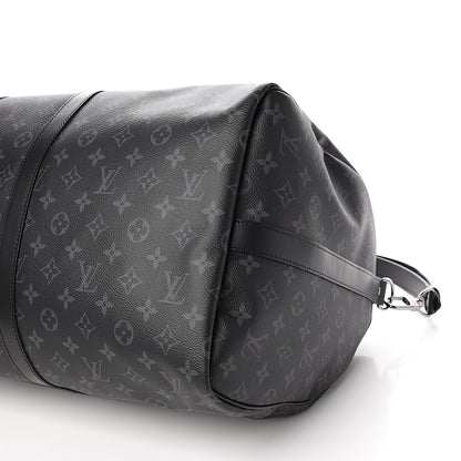 Louis Vuitton Monogram Eclipse Keepall Bandouliere 55 8 of 9