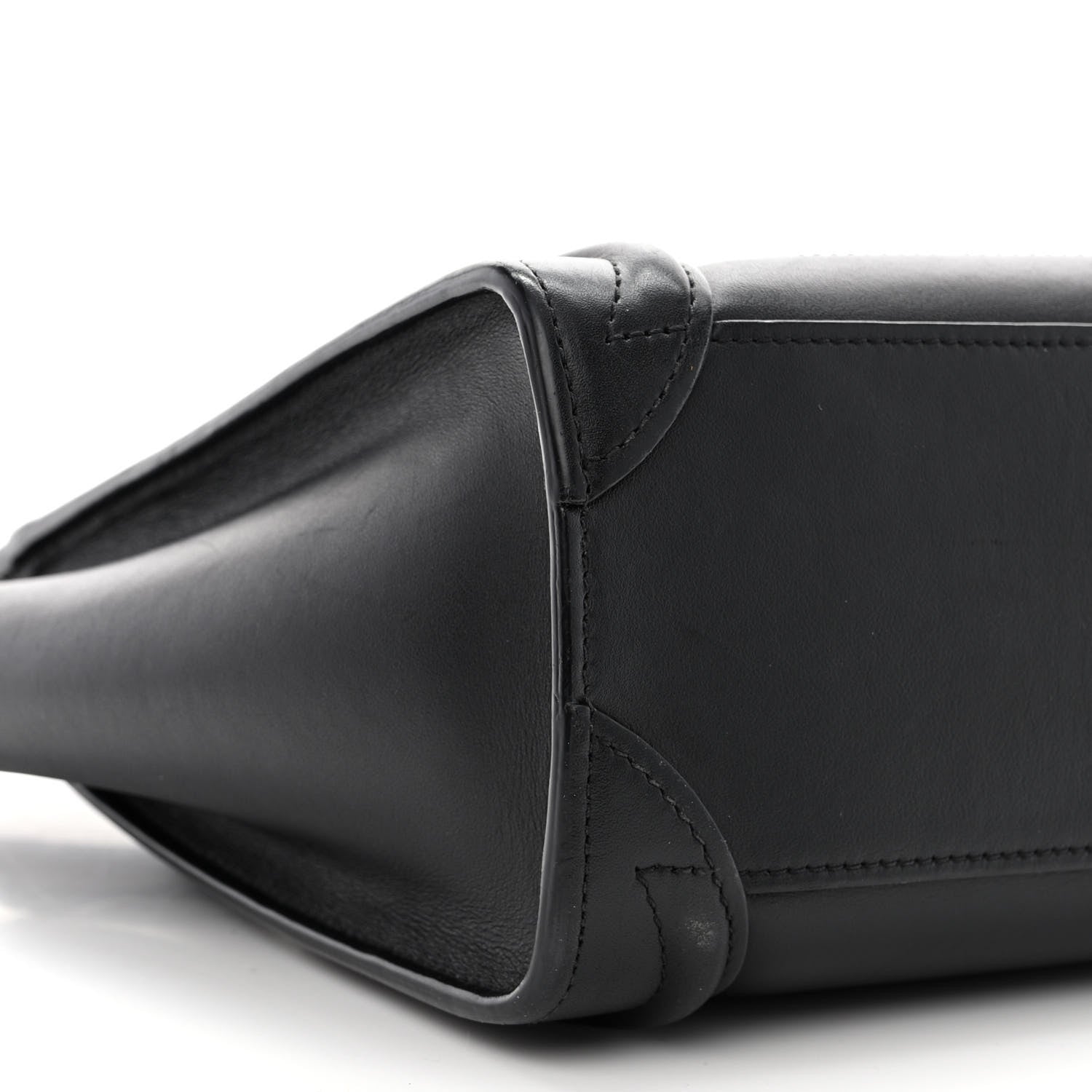 Celine Smooth Calfskin Nano Luggage Black 9 of 10