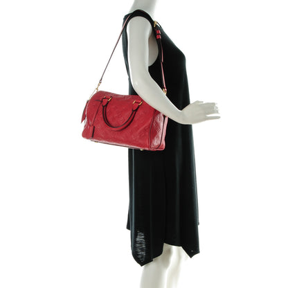 Louis Vuitton Empreinte Speedy Bandouliere 25 Cherry 2 of 15