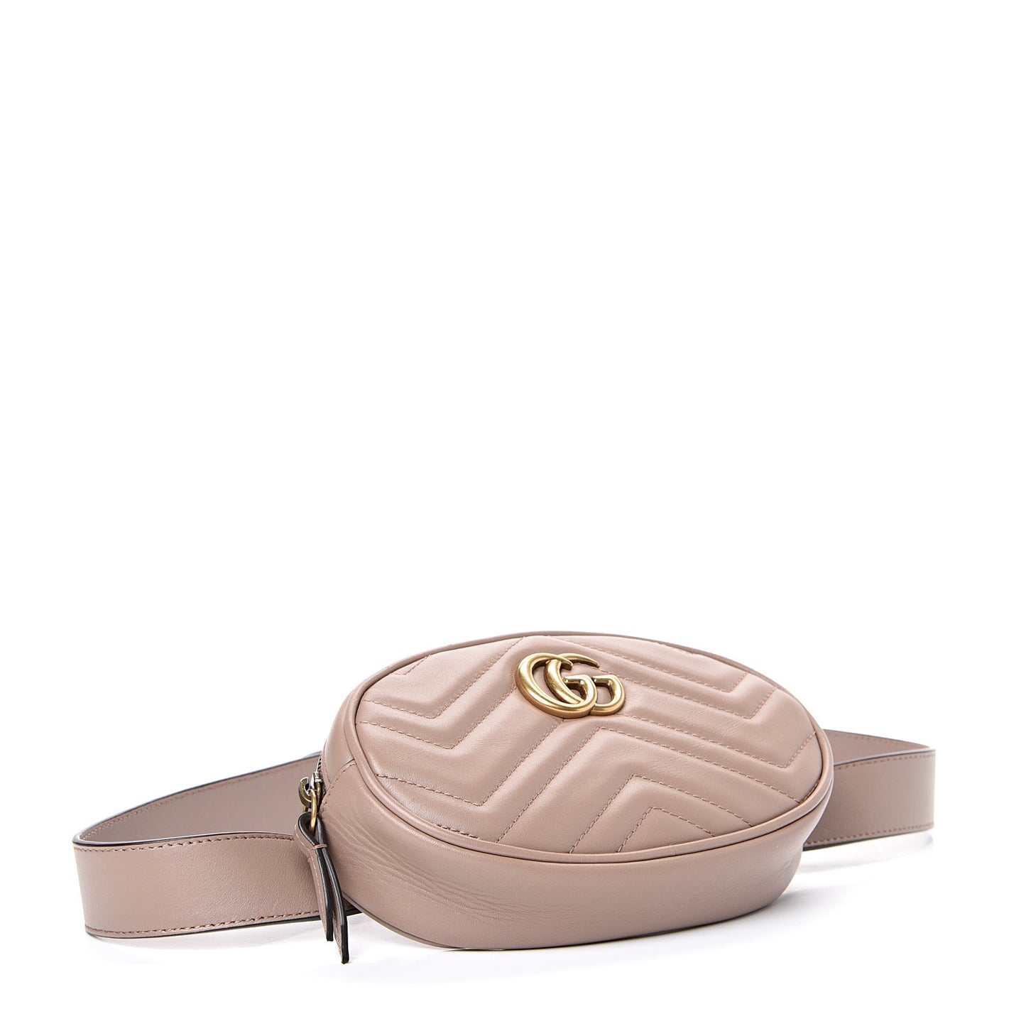 Calfskin Matelasse GG Marmont Belt Bag 85 34 Porcelain Rose