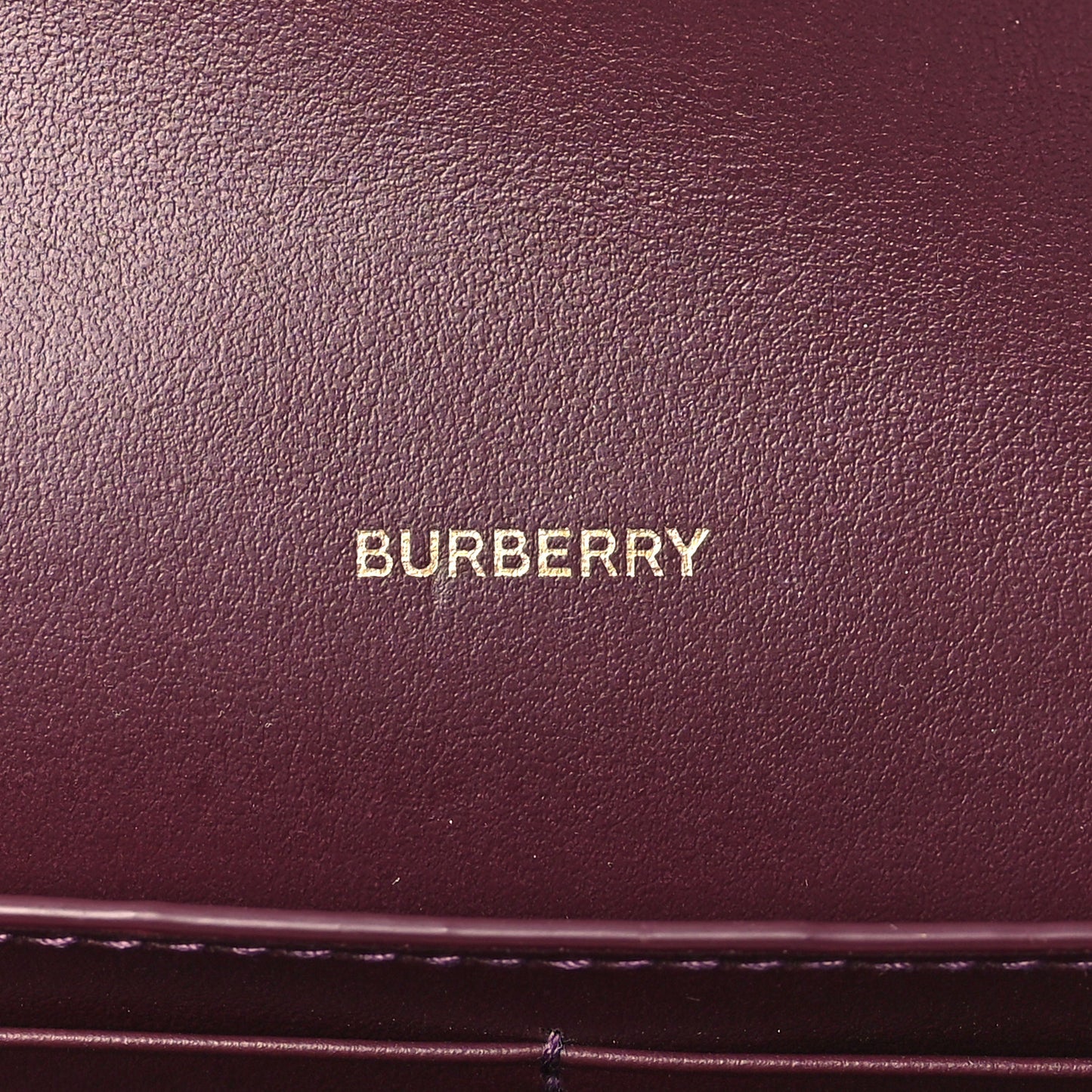 Calfskin Hannah Wallet with Detachable Strap Deep Maroon