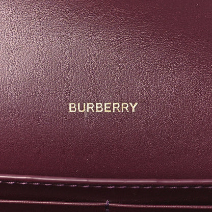 Burberry Calfskin Hannah Wallet with Detachable Strap Deep Maroon 6 of 8