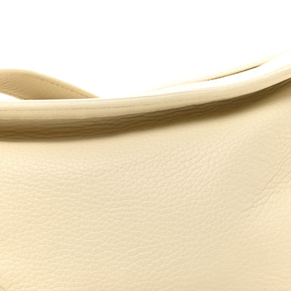 The Row Grained Calfskin Small Slouchy Banana Bag Ivory 7 of 14