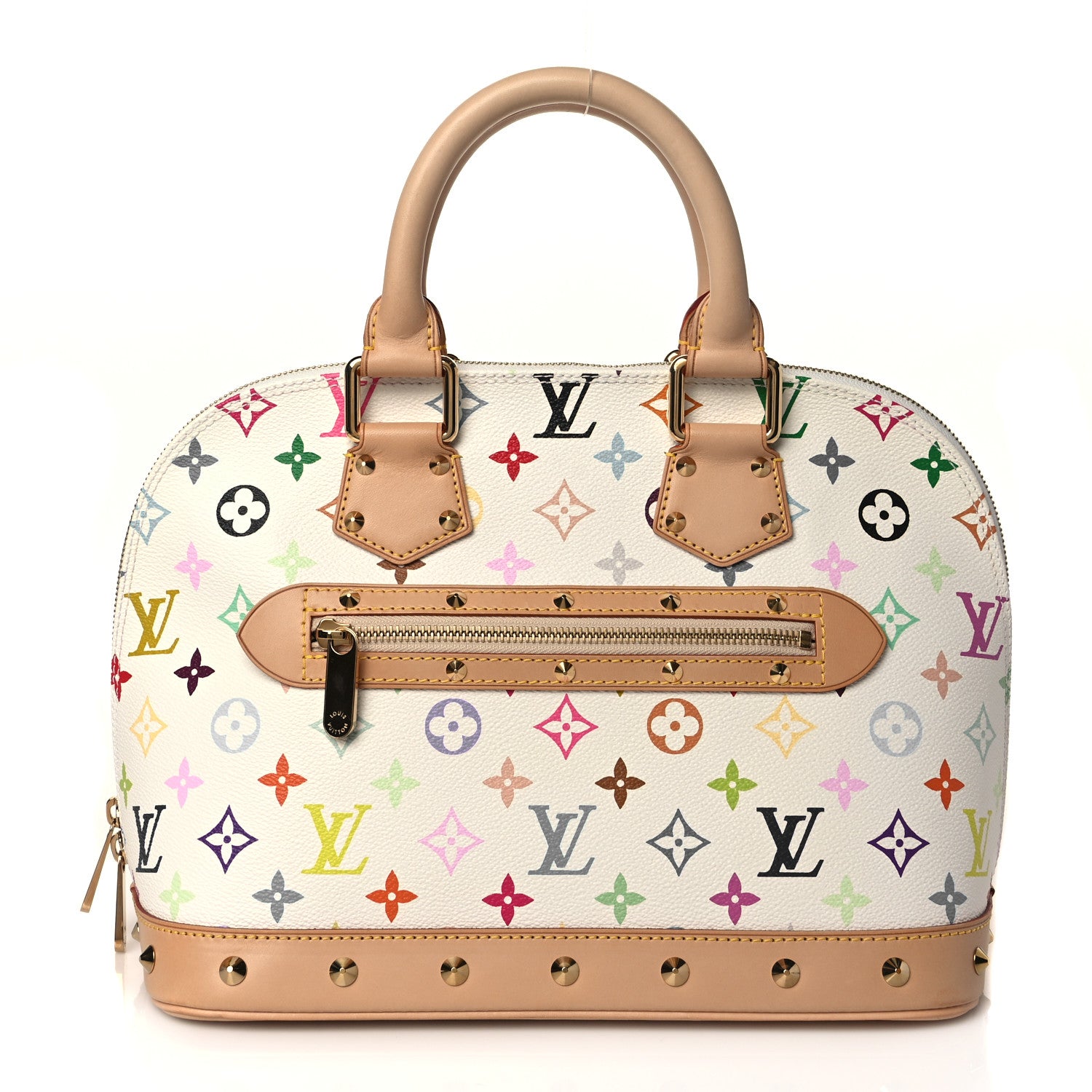 Louis Vuitton Monogram Multicolor Alma White 1 of 9
