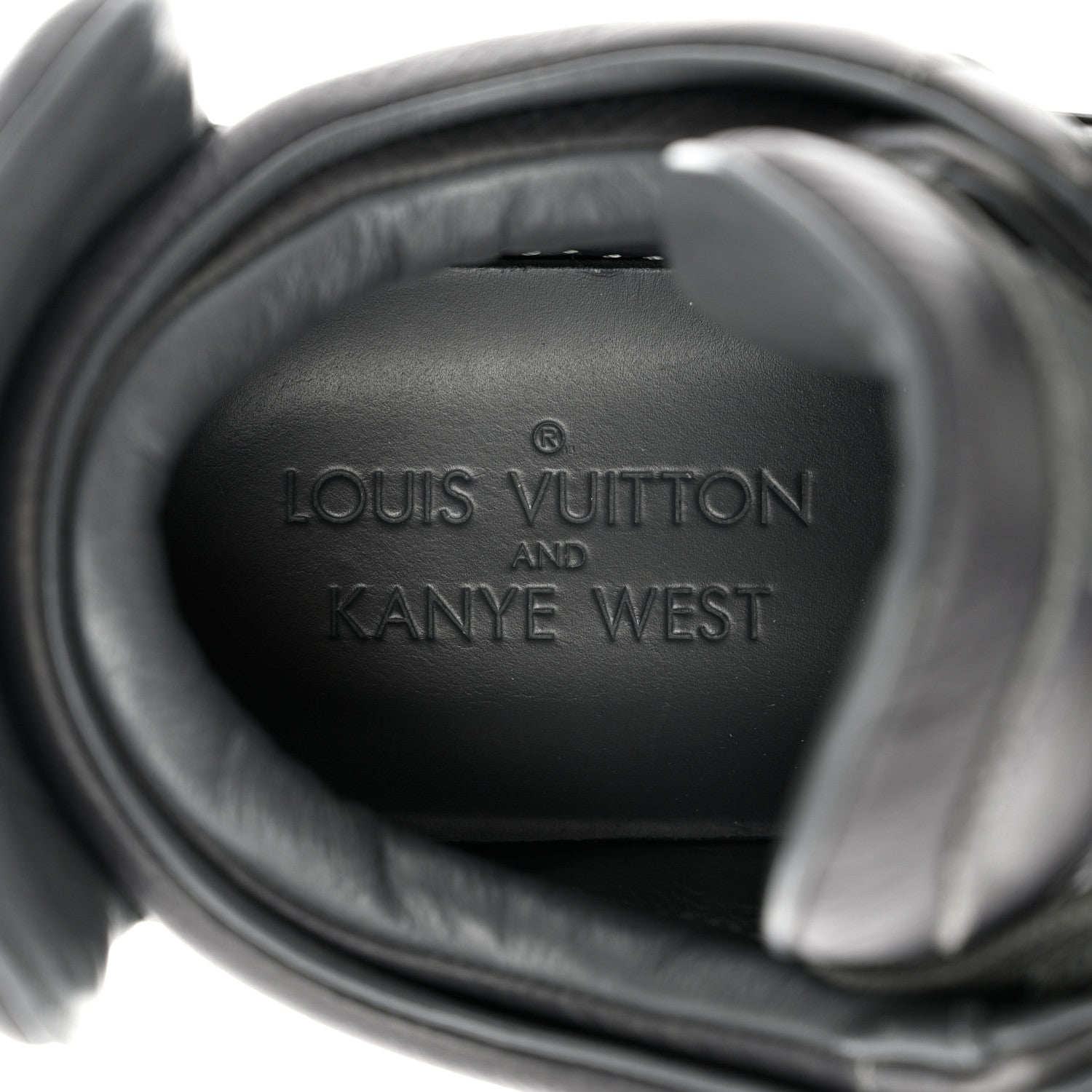 Louis Vuitton X KANYE WEST Calfskin Don Sneakers 7 Black 7 of 7