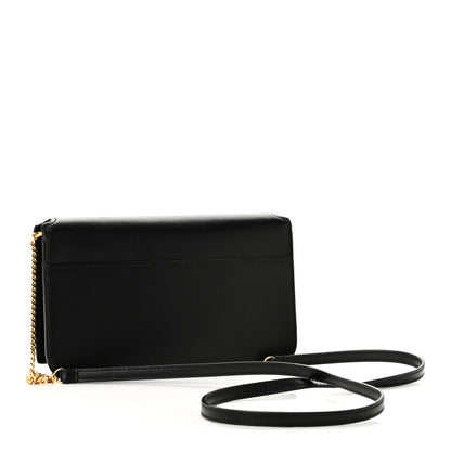 Saint Laurent Smooth Calfskin Monogram Phone Holder Crossbody Black 3 of 10
