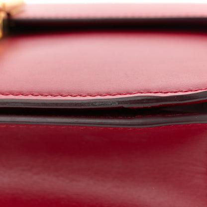 Celine Box Calfskin Medium Classic Box Flap Bag Red 15 of 15