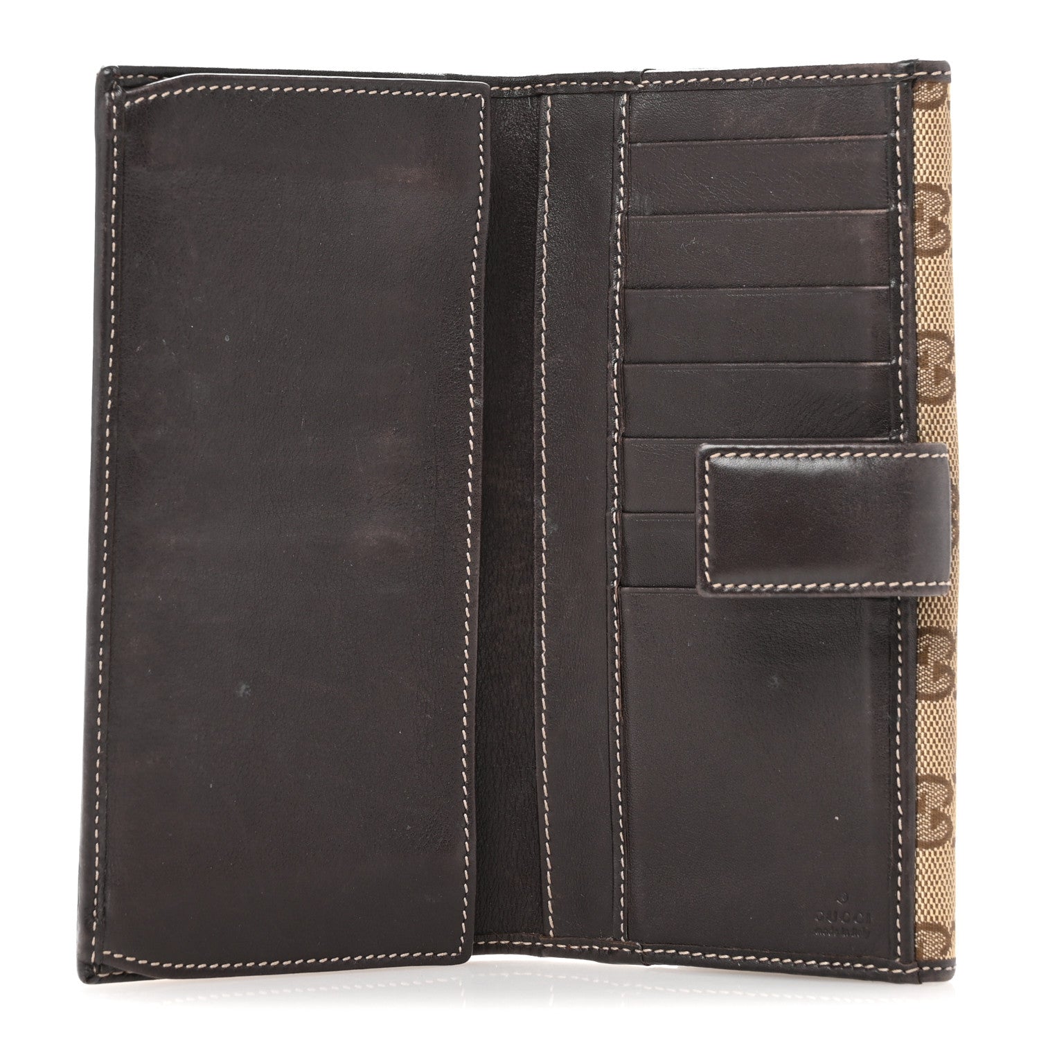 Gucci Monogram Lovely Heart Continental Wallet Brown 5 of 9