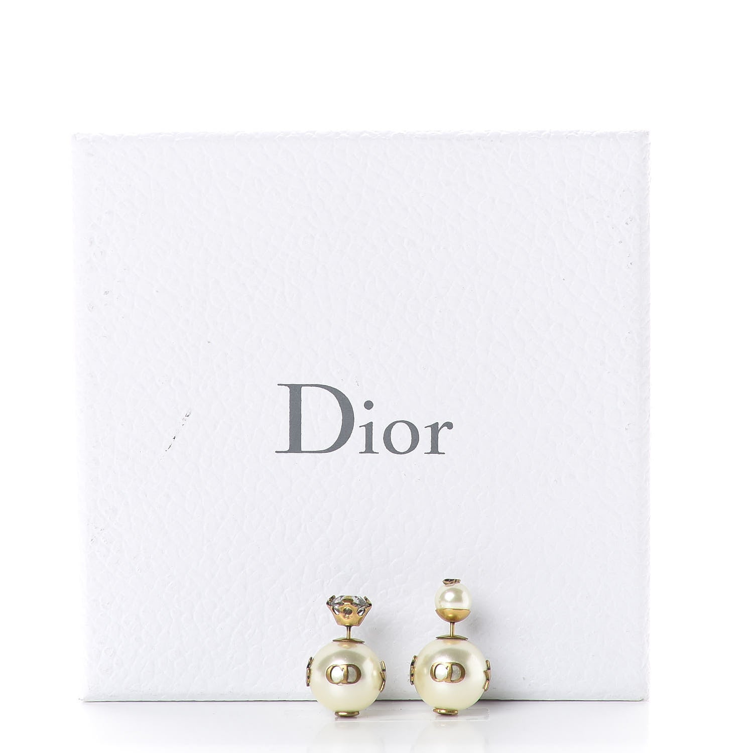 Christian Dior Pearl Mise En Dior Tribal Earrings Gold 5 of 5