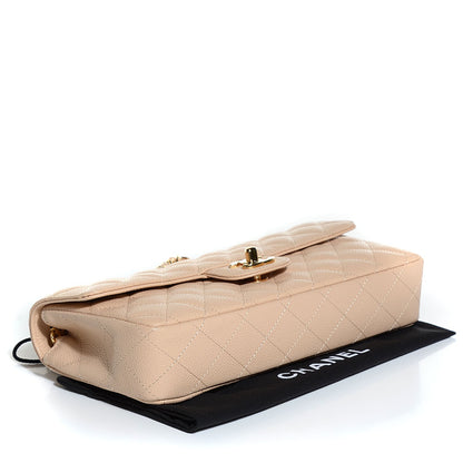 Chanel Caviar Quilted East West Flap Beige Clair 4 of 9