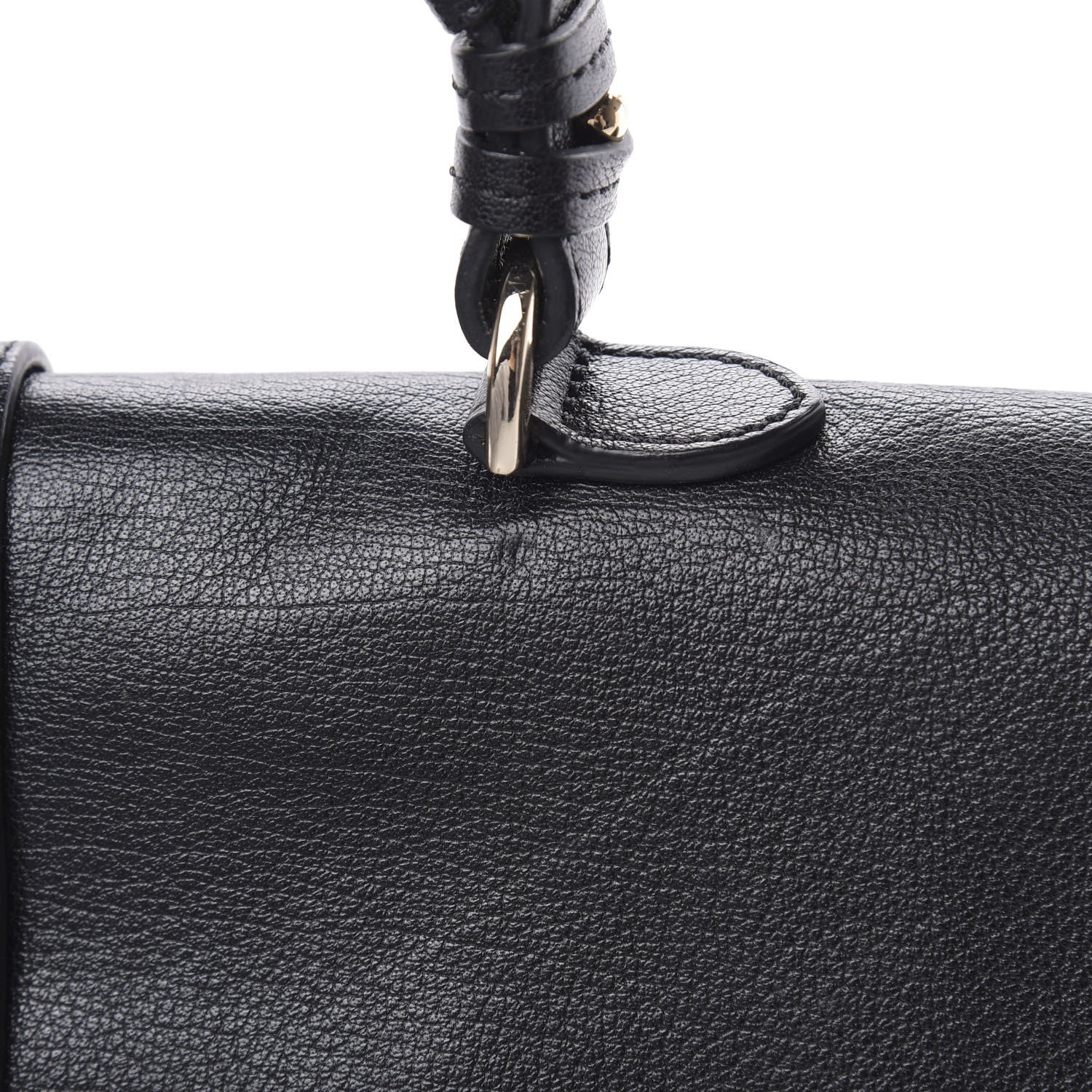 Mulberry Calfskin Push Lock Satchel Black 15 of 15