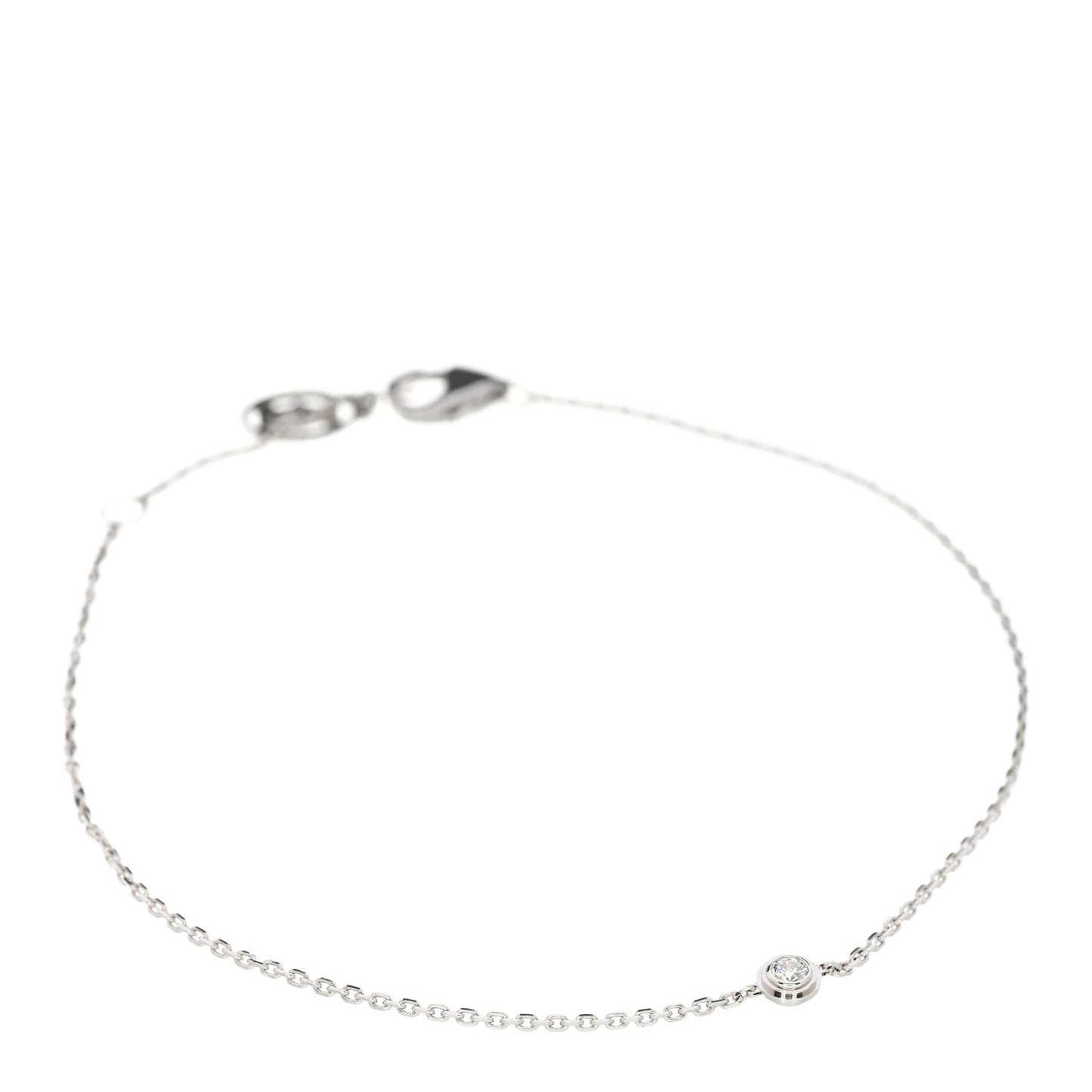 18K White Gold Diamond XS D'Amour Bracelet