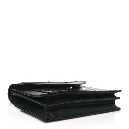 Saint Laurent Lambskin Patent Quilted Mini Gaby Satchel Black 4 of 10