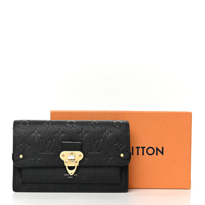 Louis Vuitton Empreinte Vavin Chain Wallet Black 8 of 8