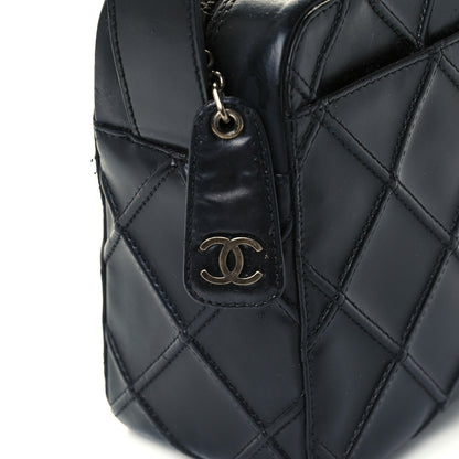Chanel Patent Diamond Stitch Shoulder Bag Black 8 of 14