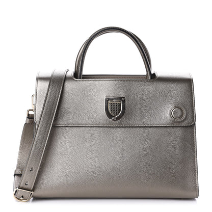 Christian Dior Metallic Grained Calfskin Medium Diorever Flap Gold 1 of 9