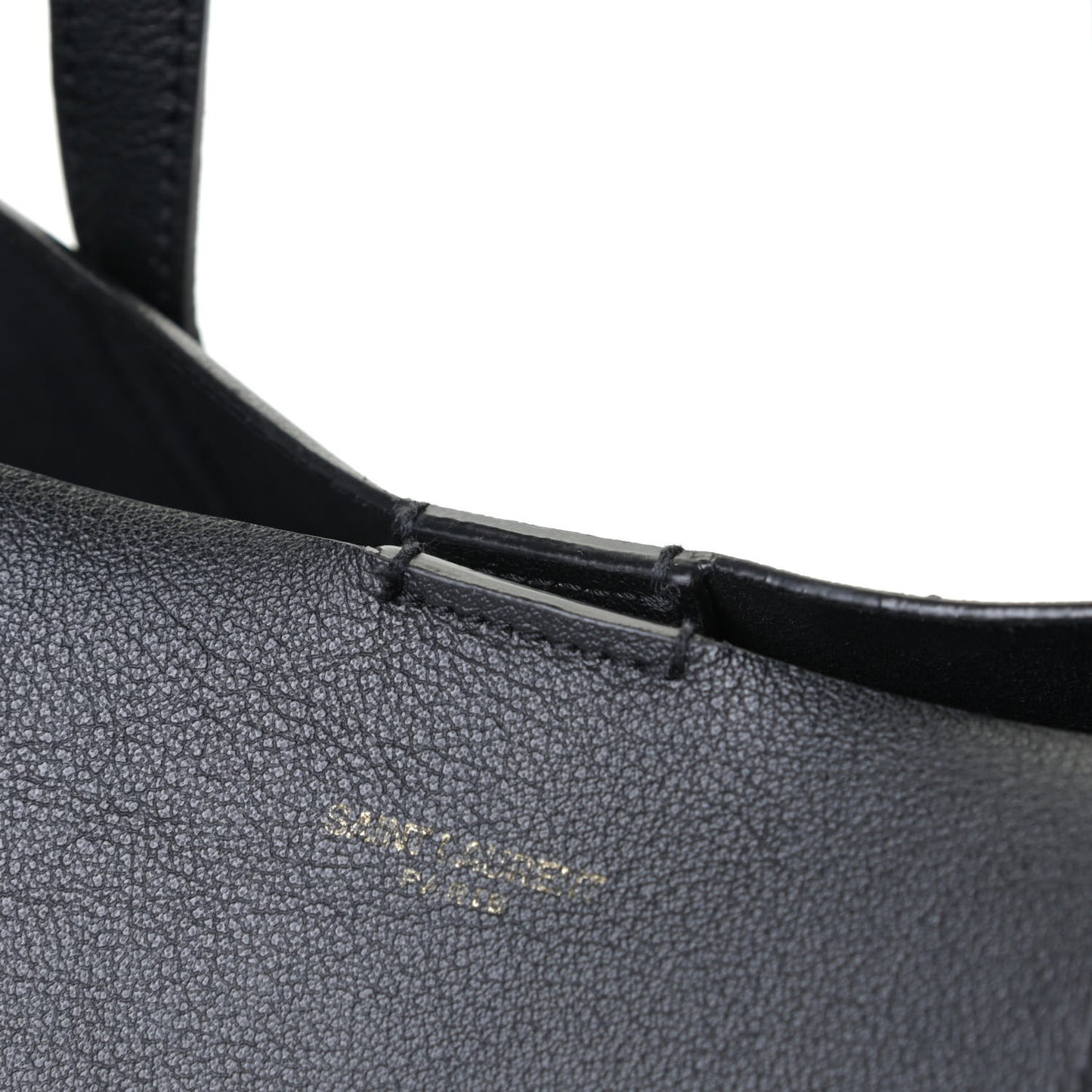 Calfskin Large Shopping Tote Black