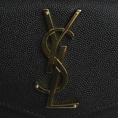 Saint Laurent Grain De Poudre Uptown Pouch Black 8 of 10