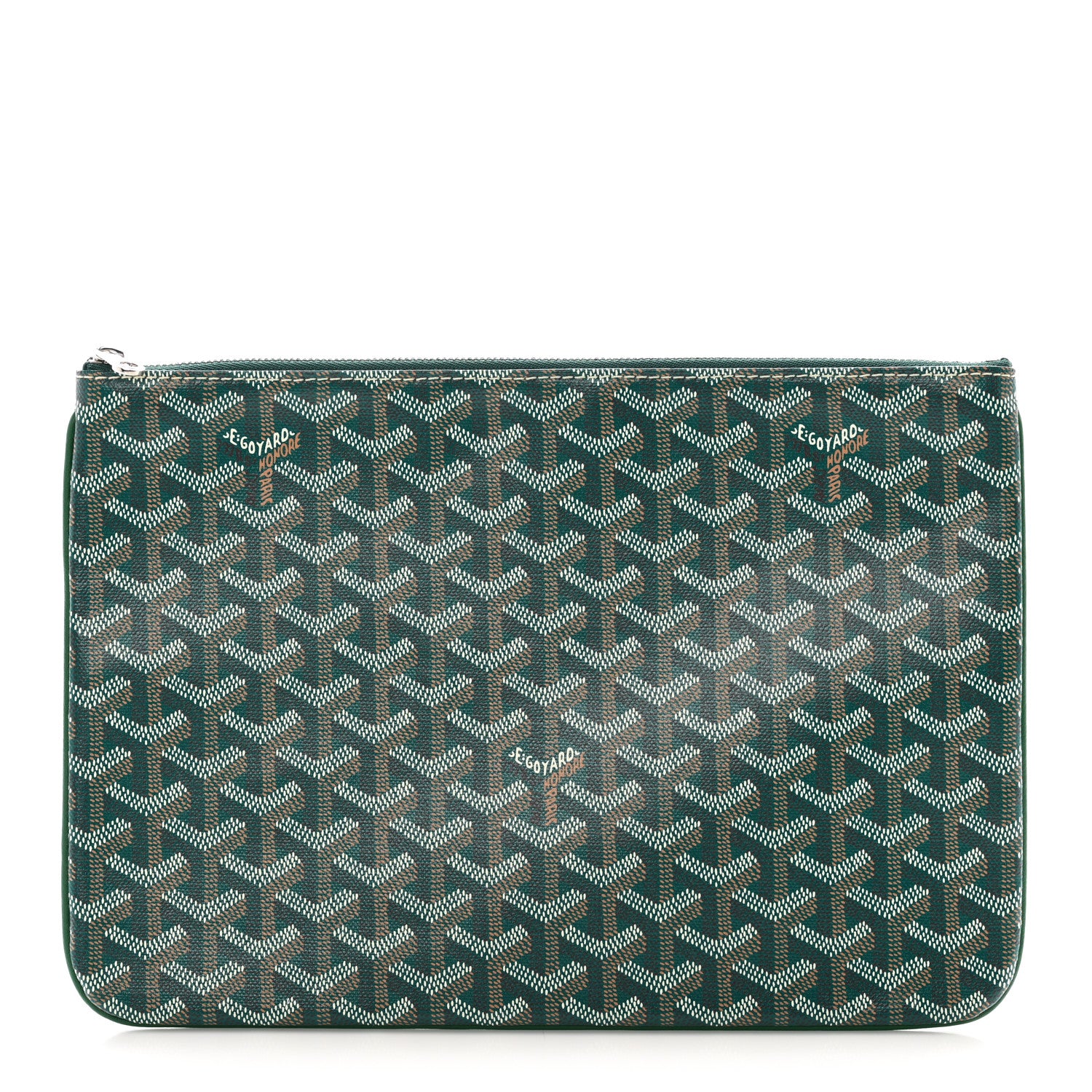 Goyard Goyardine Senat Pochette MM Green 1 of 7