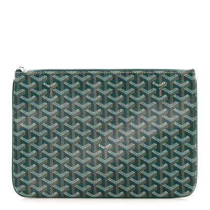 Goyard Goyardine Senat Pochette MM Green 1 of 7