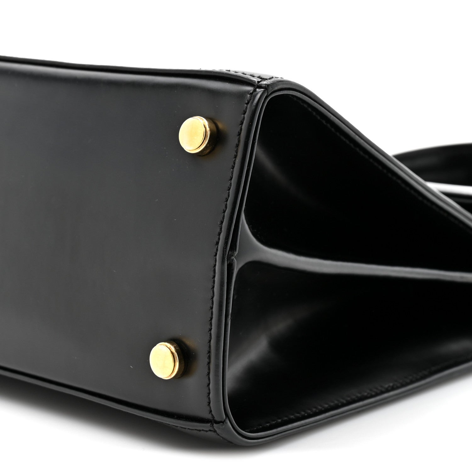 Salvatore Ferragamo Brushed Off Calfskin Small Iconic Top Handle Black 8 of 11
