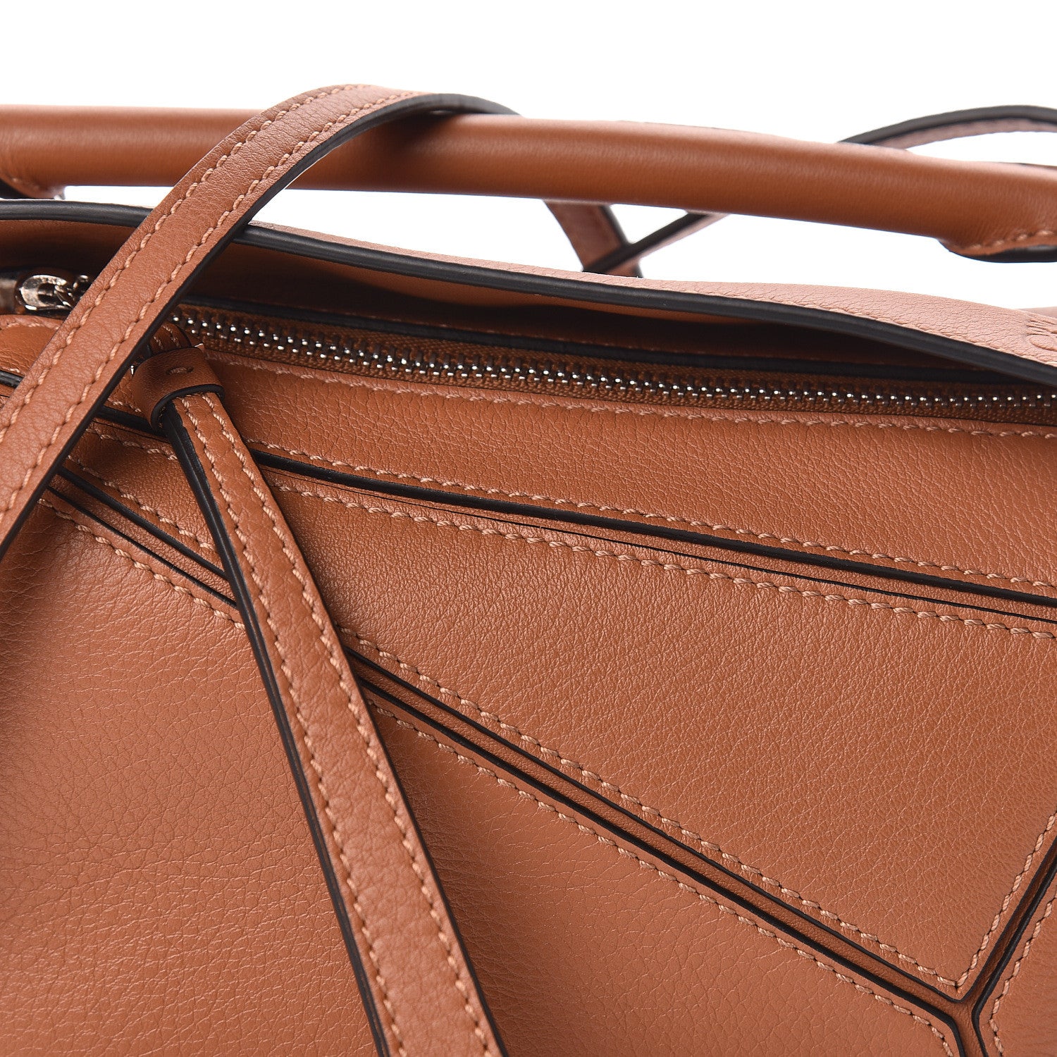 Loewe Calfskin Mini Puzzle Bag Tan 9 of 9