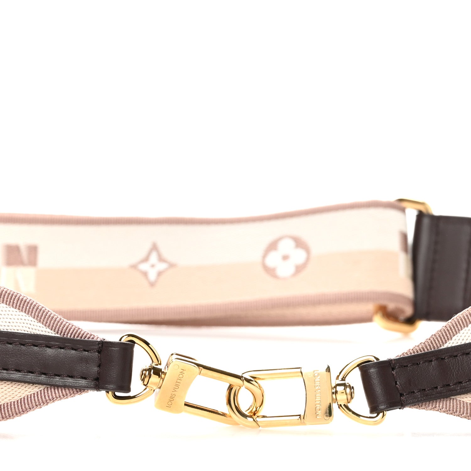 Louis Vuitton Jacquard Speedy Bandouliere 20 Shoulder Strap Beige Brown 3 of 3