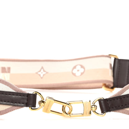 Louis Vuitton Jacquard Speedy Bandouliere 20 Shoulder Strap Beige Brown 3 of 3