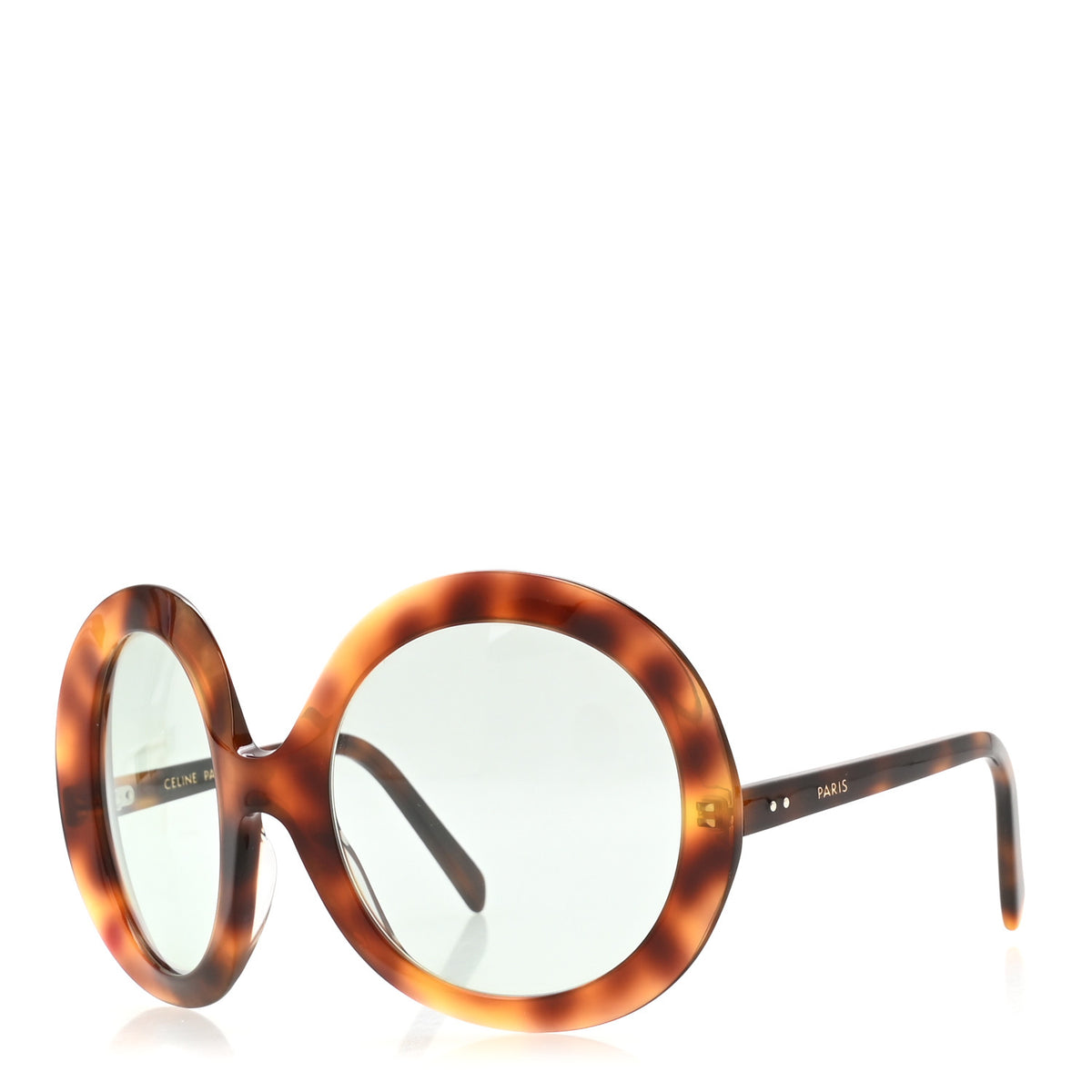 Celine Round Sunglasses CL40345I Tortoise 1 of 8