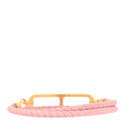 Hermes Swift Roulis Double Tour Bracelet T3 Rose Sakura 3 of 6