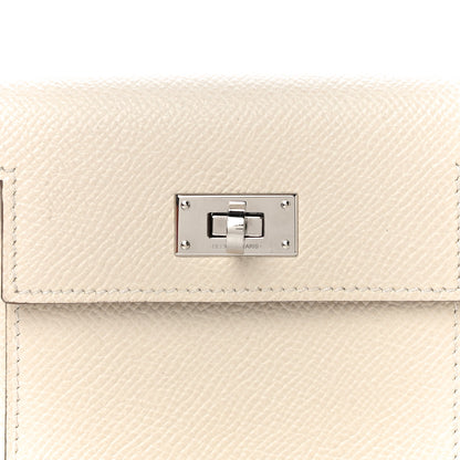 Hermes Epsom Kelly Pocket Compact Wallet Craie 8 of 13