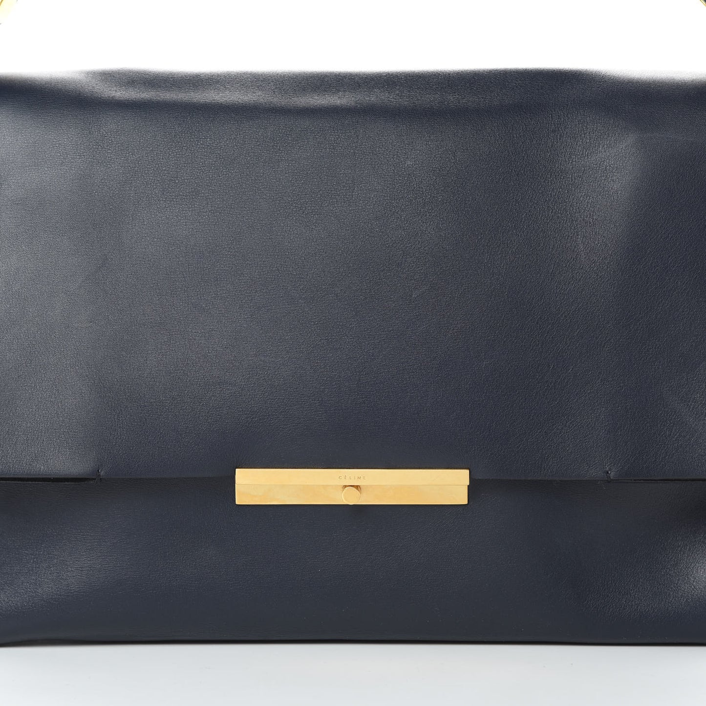 Calfskin Blade Flap Navy