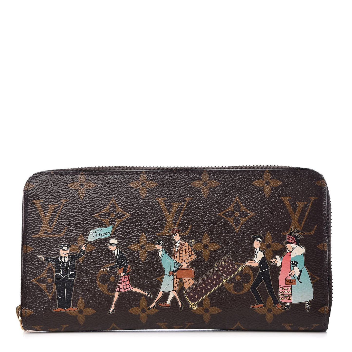 Monogram Illustre Zippy Wallet Rose