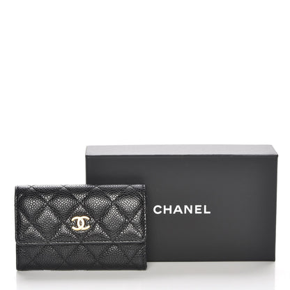 Chanel Caviar Quilted Flap Card Holder Black 9 of 9