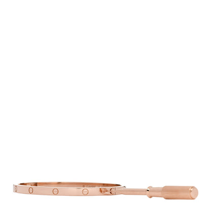 Cartier 18K Pink Gold Small LOVE Bracelet 16 3 of 8