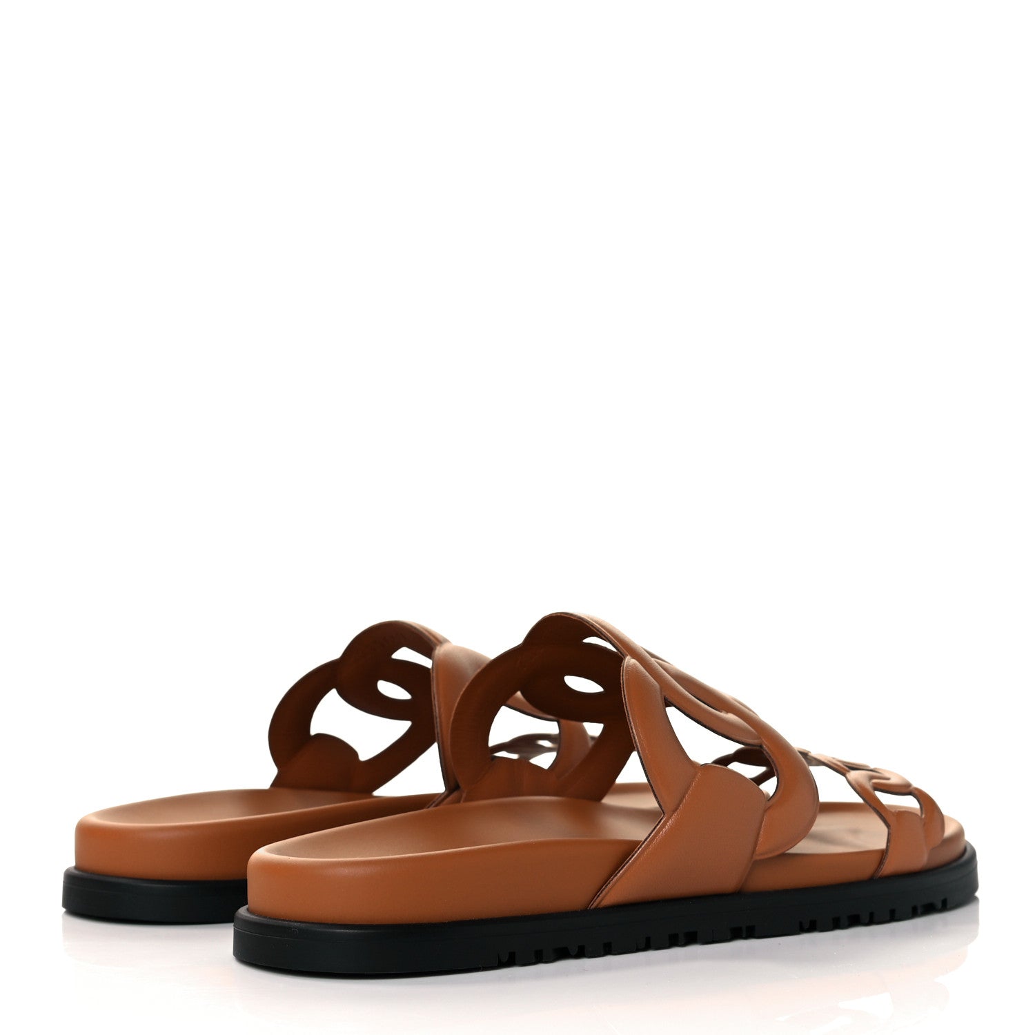 Hermes Nappa Extra Sandals 39 Gold 4 of 9